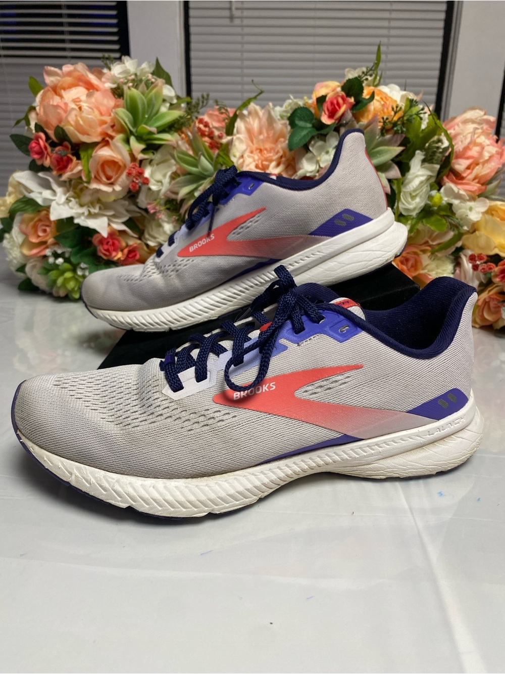 Brooks Launch 8 Lavender Astral Coral Running Shoes Women’s 9.5B